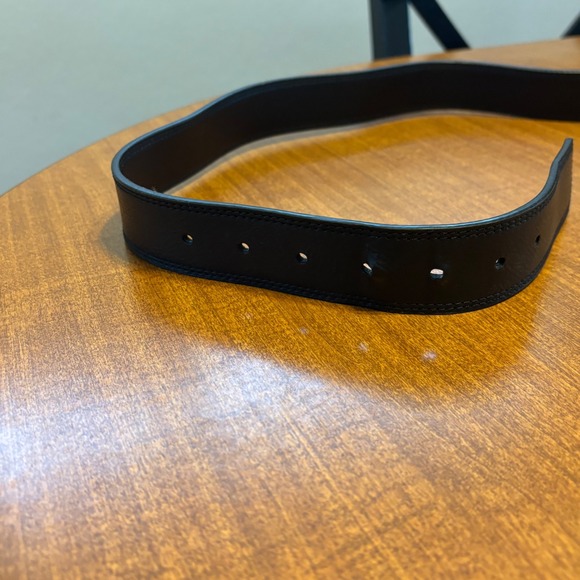 Nike Men's Black Synthetic Leather Belt Size M 34-36 Buckle‎ Casual Dress - Picture 3 of 6